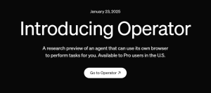 1 月 23 日，CHATGPT 正式推出了其首款 AI 智能体 Operator